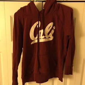 Maroon Cali Hoodie